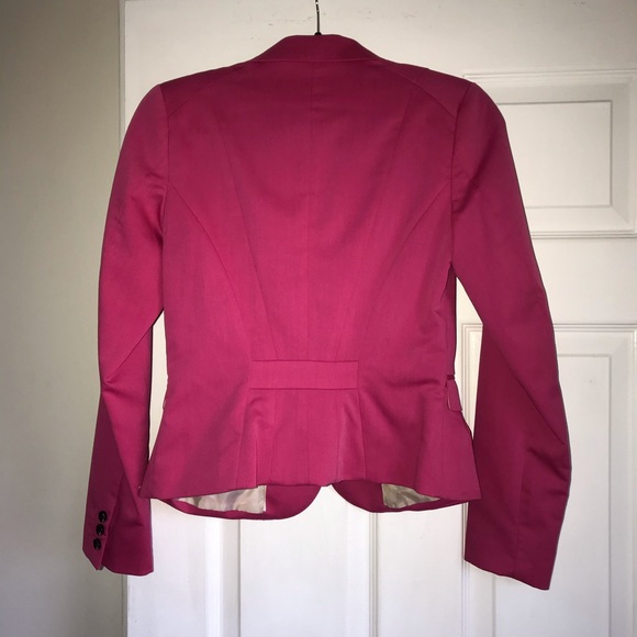 H&M SIZE 6 HOT PINK BLAZER - Picture 4 of 11